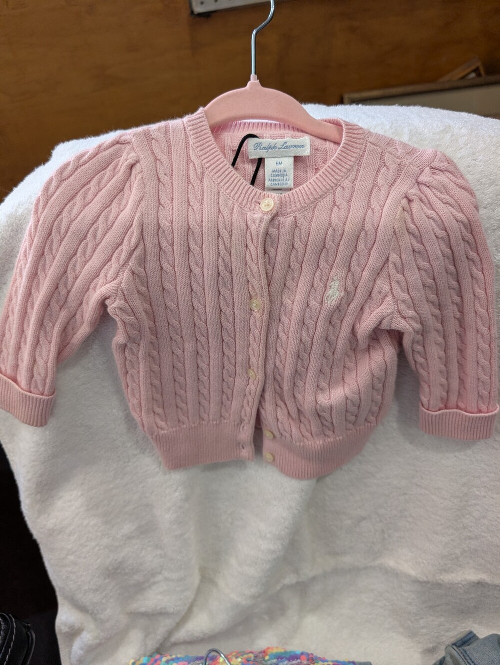 Ralph Lauren baby sweater size 6 months